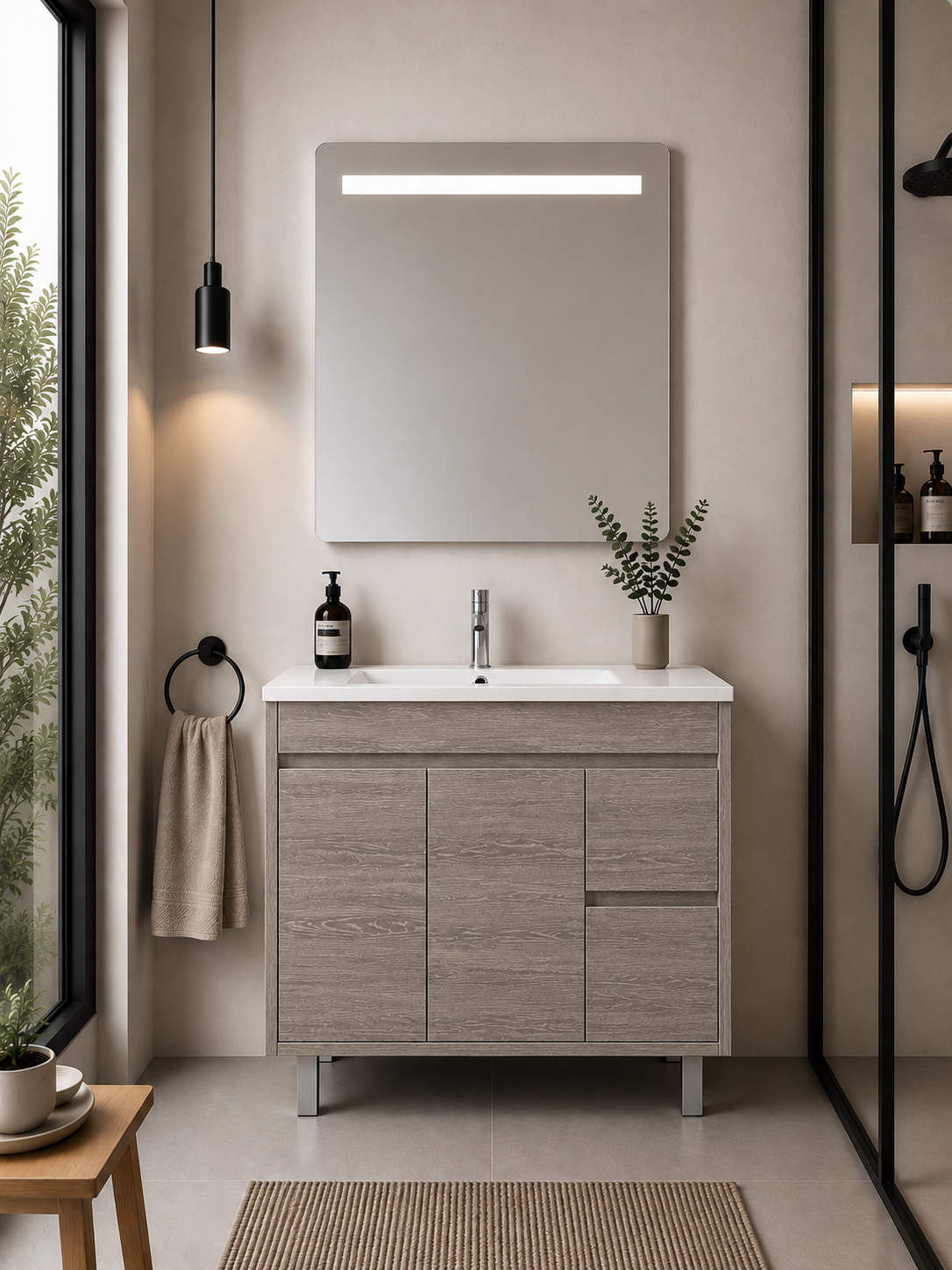 Mobile bagno ISQUIA con lavabo