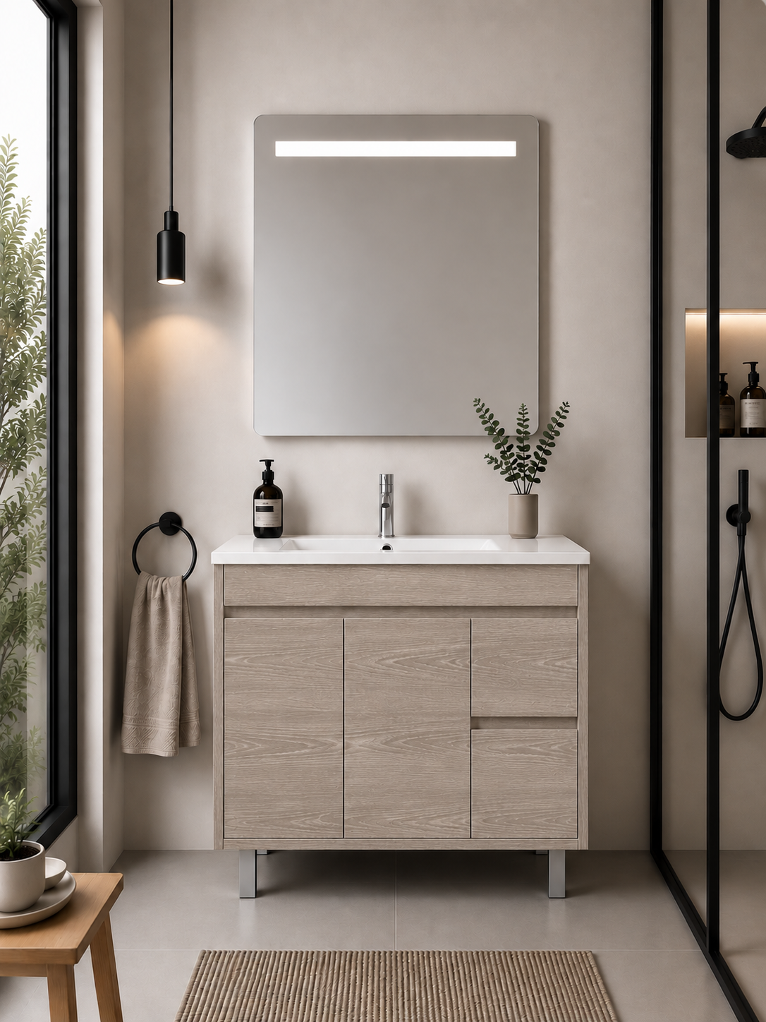 Mobile bagno ISQUIA con lavabo