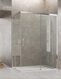 Box doccia angolare CEOS 2+2 senza profilo inferiore 70x70 cm vetro trasparente