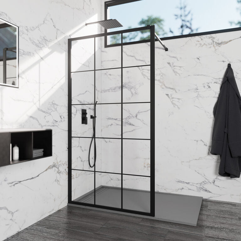 CHESS DOCCIA WALK-IN FISSO DECORATO