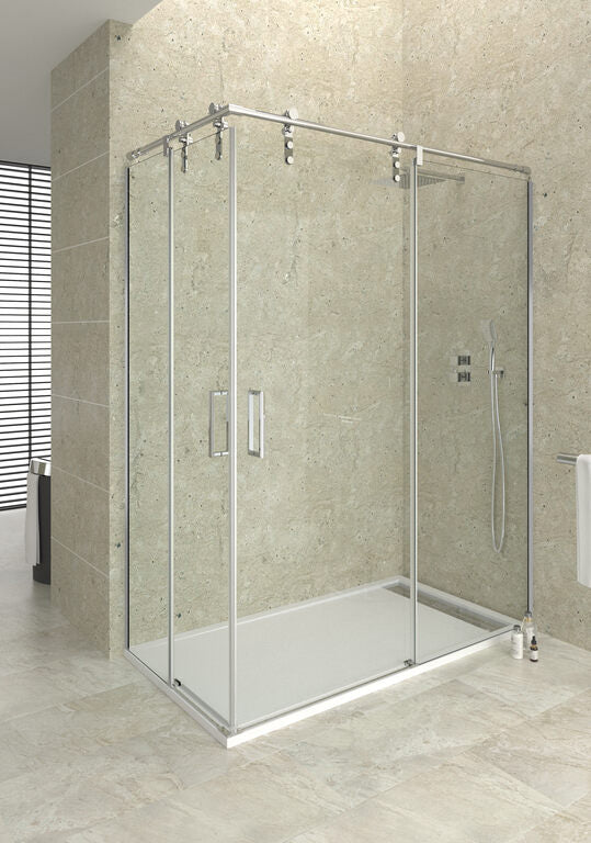 Paroi de douche d'angle au sommet MOVING