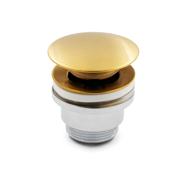Piletta clic-clac in acciaio inox per lavabo