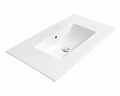 Lavabo en porcelaine sur meuble THIN